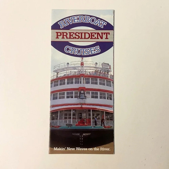 Vintage Lot of  4 New Orleans Brochures Hotel Meridian River Cruise Pamphlets - Picture 13 of 15